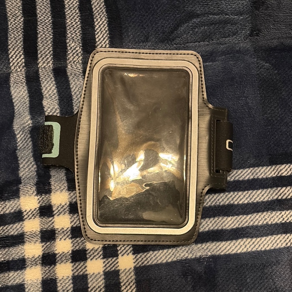 Black and Gray Armband Phone Case